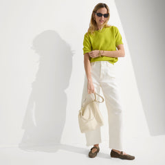 The Mini Zip Bucket - White Sand