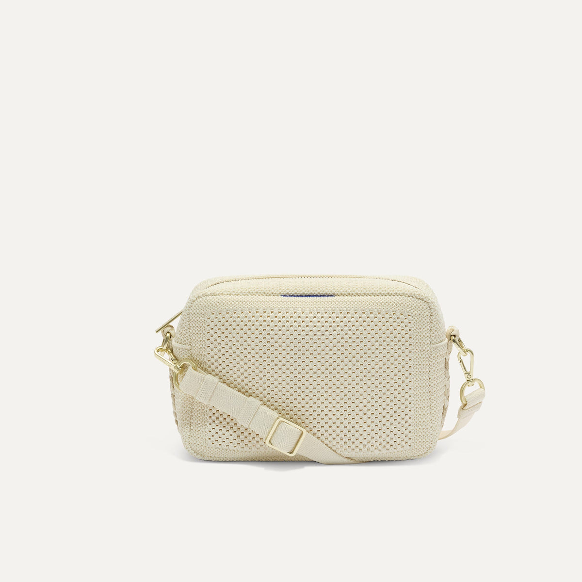 The Crossbody Camera Bag - Cream Twist Open-Knit